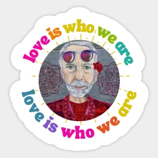 Krishna Das Love is who we are Sticker